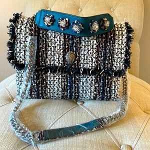 Kurt Geiger London Tweed Shoulder Bag New with tag